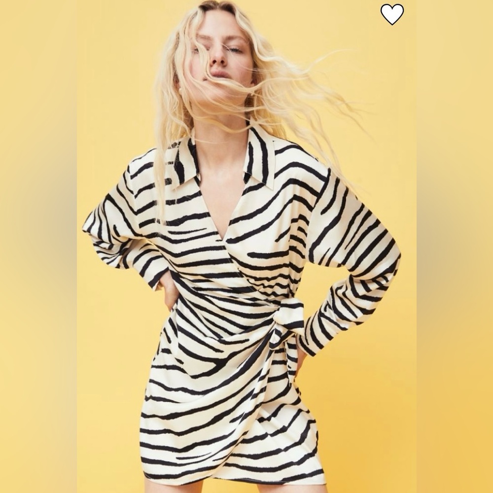 Women’s H&M satin wrap dress